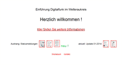 Desktop Screenshot of digitalfunk-wetteraukreis.de